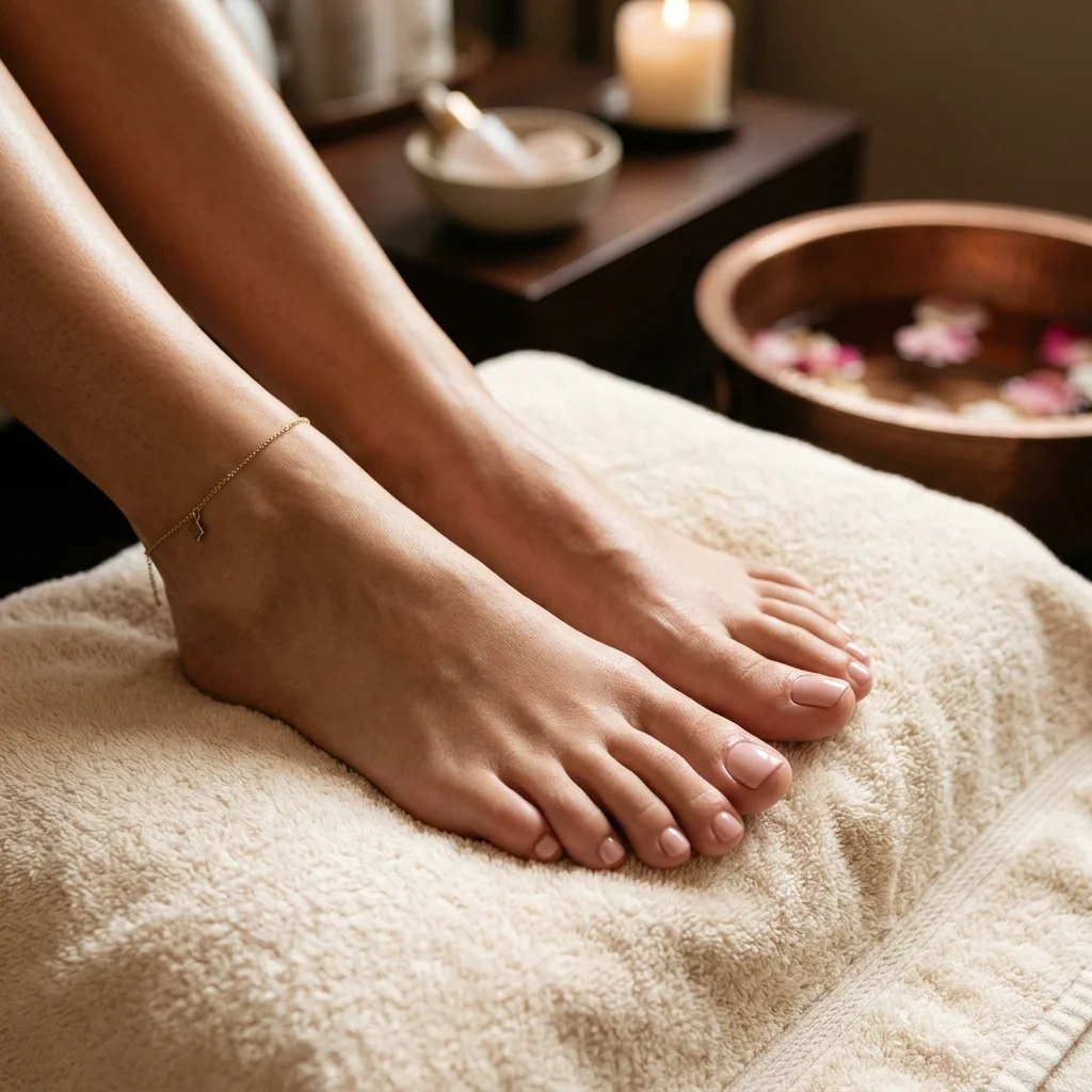 Pedicura profesional en Roza Spa Nails